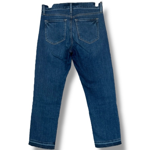 LOFT Made and Loved Dark Wash High Rise The Crop Skinny Jeans size 2 | 26 Petite - Picture 2 of 5
